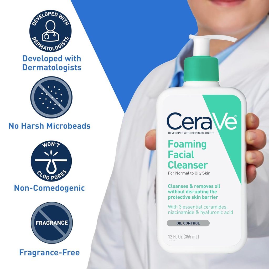 Why CeraVe Foaming Facial Cleanser Is the Gentle Giant Your Oily Skin Has Been Waiting&nbsp;For